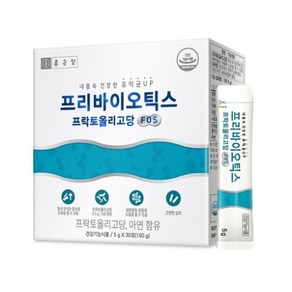 종근당 프리바이오틱스 프락토올리고당 FOS프락토올리고당 & 아연, 5g, 3개