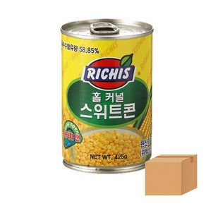 리치스 홀 커널 옥수수 스위트콘 425g 24캔, 24개