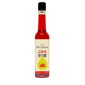 더클래식 고추기름 500ml 국산 고추 고추씨 사용, 1개