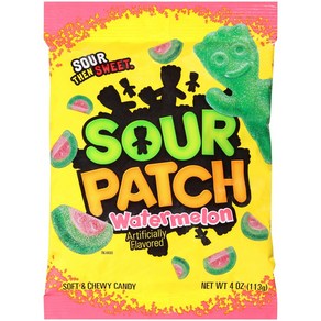 SOUR PATCH KIDS 포도 소프트 & 츄이 캔디 8.02온스, 1개, 113g