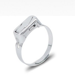 자기 방어 반지 여성 self defense tool stainless steel ring for opening box Emergency, 은, 1개