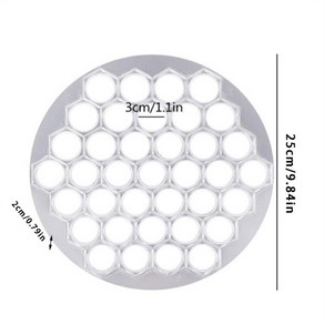 만두틀 만두 몰드 도구 메이커 라비올리 알루미늄 주방 DIY 페이스트리 37 홀, 1개