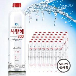 굿샌드 글로벌 프리미엄 해양심층수사랑해 경도300 500ml 40개