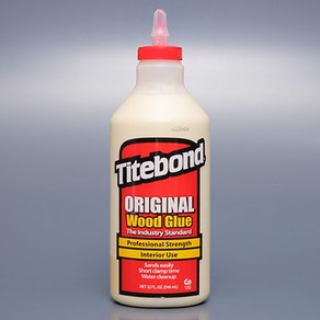 (유통기한 임박 할인) [TITEBOND] 목공본드 강력접착 빠른건조 무독성 타이트본드946ml (1Qt), 1개