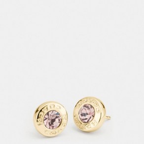 코치 Coach 오픈 서클스톤 스터드 이어링Open Circle Stone Stud Earrings(54516-001)