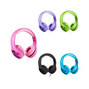 릴가젯 컨넥트 프로 키즈 유선 헤드폰 5종 / LilGadgets Connect plus PRO Kids Wied Headphones, 1. Pink