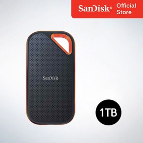 샌디스크 외장SSD Extreme Pro 익스트림 프로 방수 방진 휴대용 포터블 SSD E81 1TB