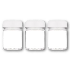 그로우민 국산 미니 트라이탄 무지 물병 마이보틀 3P, 화이트, 3개, 180ml