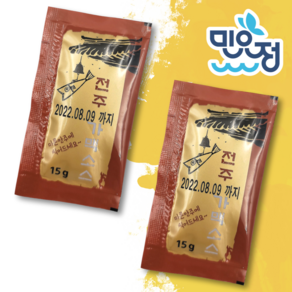 [민요정] 전주가맥소스 먹태소스 북어장 일회용소스, 15g, 50개