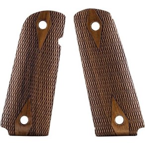 Salvatoe Walnut Wood Pistol Gip Handles Accessoies fo Colt 1911 Full Size, Bown, 1000개