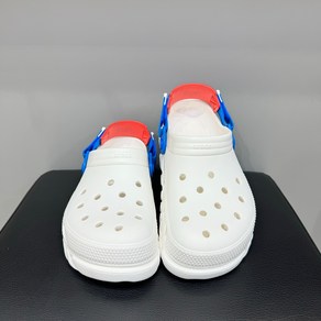 [ABC마트] 크록스 듀엣 맥스 II 클로그 CRS208776 WHITE/BLUE/RED (남여공용)