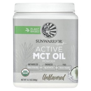 Sunwaio Spot 활성 MCT 오일 분말 무맛 360g(12.7oz), 1개, 360g