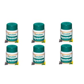 Himalaya Speman 60 Tablets Pack of 6 Set ( Total 360 Tablets), 6개, 60정