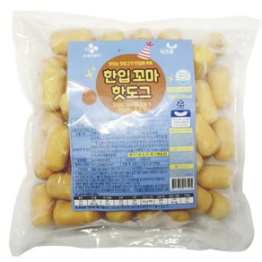 CJ 이츠웰 한입 꼬마핫도그 1kg [아이스박스+아이스팩], 1개