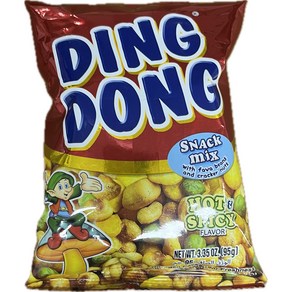 필마트 Dingdong Mixed Nuts Hot&Spicy 필리핀 과자 딩동 믹스 너츠 핫&스파이시, 95g, 1개