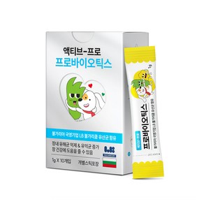 액티브 프로 불가리아 LB불가리쿰 강아지 유산균 1g*10포, 1개