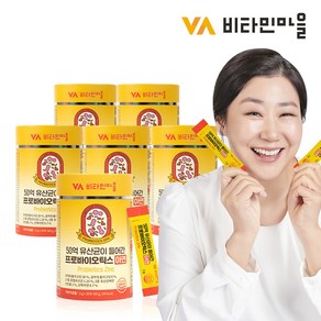 비타민마을 50억 유산균이 들어간 프로바이오틱스 아연 30포, 6개, 60g