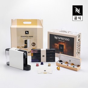 [47캡슐+2만원바우처]오리지널 스타터 팩 에센자미니C30 에스프레소 캡슐커피머신 화이트, 단품, 단품