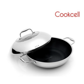 [Cookcell] 쿡셀 블랙큐브 파티웍 싱글 28cm, 1개, 상세 설명 참조