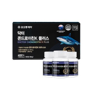 코오롱제약 닥터 콘드로이친K플러스 1000mg 3개월분, 90정, 1개