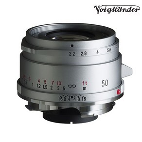 보이그랜더 COLOR-SKOPAR 50mm F2.2 VM마운트 + 구매시 슈나이더 필터 증정 / 컴온탑, 실버