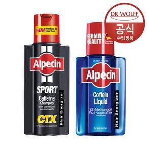 알페신 스포츠 카페인 샴푸 CTX 250ml+리퀴드200ml, 1세트