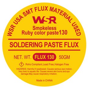 WSR FLUX130 GOLD 친환경 솔더 페이스트 할로겐프리 Rohs 적용