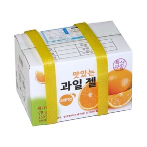 맛있는 과일젤리-오렌지맛, 1개, 75g