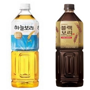 웅진 하늘보리1.5L 6개 + 하이트진로 블랙보리1.5L 6개=총12개, 12개, 1.5L