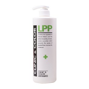 클리닉앤칼라 LPP 산성 샴푸, 1L, 2개