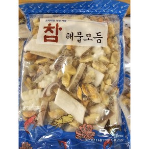 [세명코리아몰] 냉동 세척 해물모듬 해물믹스 600g, 1개