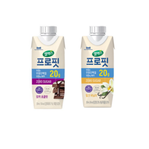 셀렉스 프로핏 250ml 12팩(모카초콜릿 6팩+밀크바닐라 6팩), 24개