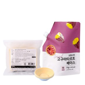 딜라잇가든 미니타르트쉘 9.5g 60ea + 고구마타르트 베이스 1kg, 1개, 570g