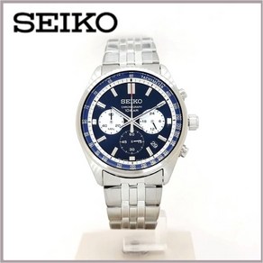 삼정시계 정품 세이코 SEIKO 쿼츠 크로노그래프 메탈 남성시계 SSB427P1 (블루)