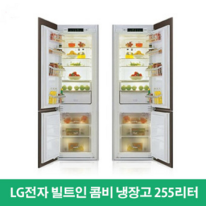 LG전자 빌트인 콤비 냉장고 R-L267JM R-L267YM 무료방문설치/폐가전수거, 우경첩 (R-L267JM)