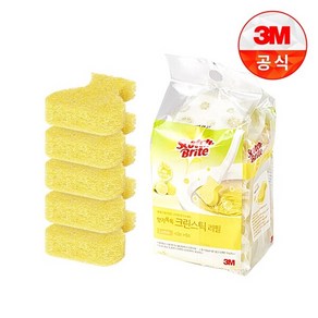 [3M]크린스틱 뉴향기톡톡 변기청소 리필5입(레몬향), 청포도향, 1개