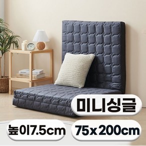 [특가쿠폰] 에코어 3단 접이식 천연라텍스 매트리스 5cm 밀도 80kg (미니싱글/미니슈퍼싱글/싱글/슈퍼싱글/퀸)