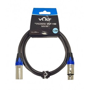 VOLT 마이크 케이블 VCF-150 XLR 캐논 1.5M 유선 다이나믹 마이크 연장 음향 선 [정품/빠른배송]