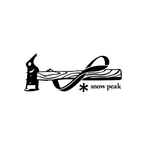 캠핑 스티커 스노우피크 데칼 snowpeak 차량용스티커, M, 골드헤어라인, 1개