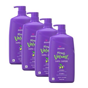 오지 미라클 모이스트 샴푸 아보카도 Aussie Miacle Moist Shampoo with Avocado, 4개, 775ml