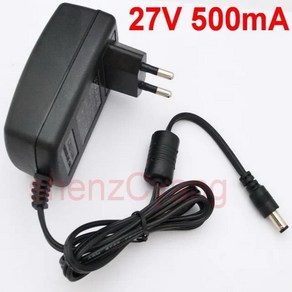 AC 100V-240V 컨버터 스위칭 전원 어댑터 DC 27V 200mA EU 5.5mm x 2.1-2.5mm 공급 1 개