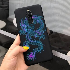 Xiaomi Redmi 8 케이스 우주 비행사 Fundas 귀여운 소프트 폰 케이스 Redmi 8A 2020 뒷면 커버 실리콘 케이스 샤오미 레드미 8 커버, dagon-c10