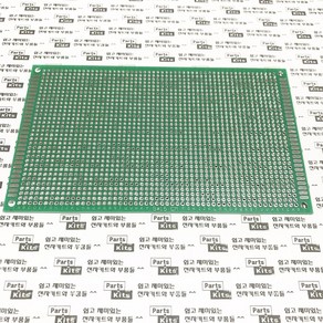 [파츠키츠] FR-4 2.54mm 1.6T 양면 만능기판 PCB 에폭시 빵판, 8. PY-0915 (9cm*15cm)