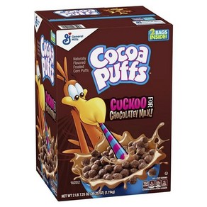 제네럴밀스 Cocoa Puffs Cuckoo Fo Chocolatey Milk 2개입, 1개, 1.11kg