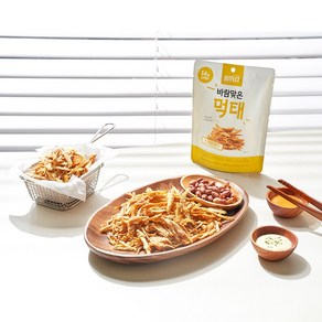 것플렉스 바람맞은 먹태 스위트콘맛 맥주안주 술안주 고단백 영양 간식, 1개, 25g