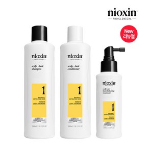 니옥신 시스템 1 샴푸300ml+컨디셔너300ml+트리트먼트100ml 3종키트, 1개