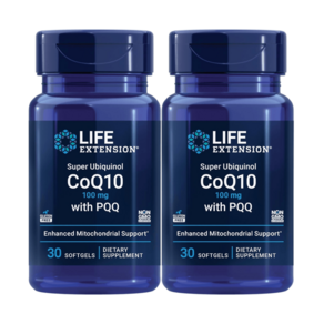 라이프익스텐션 Super Ubiquinol CoQ10 PQQ 2병