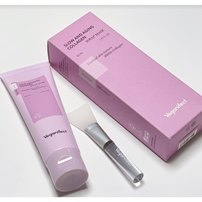 [정품] /_ 모든피부용  비건이펙트 슬로우 앤 에이징 저분자 콜라겐팩, 2개, 80ml