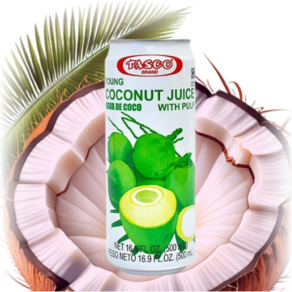 필리핀 코코넛 음료 워터 Coconut Dink Tasco 타스코, 240ml, 1개