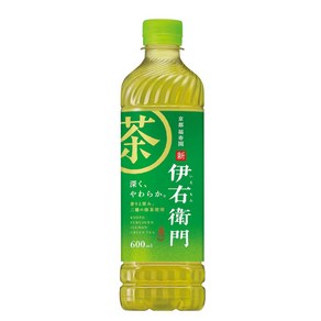 산토리녹차 이에몬차 600ml×24병, 600ml, 24개